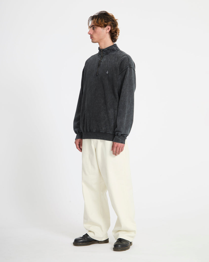 Sweatshirt zippé Single Stone - Light Acid Black