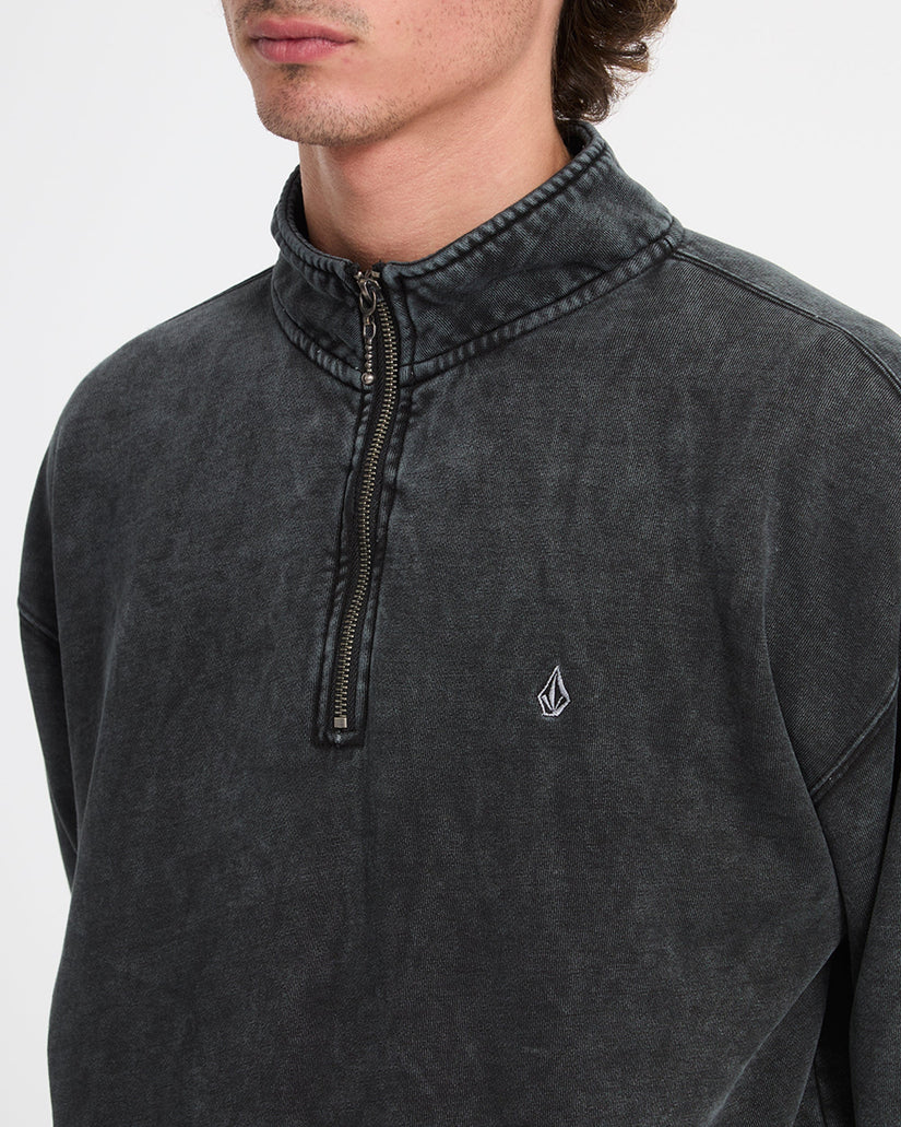 Sweatshirt zippé Single Stone - Light Acid Black