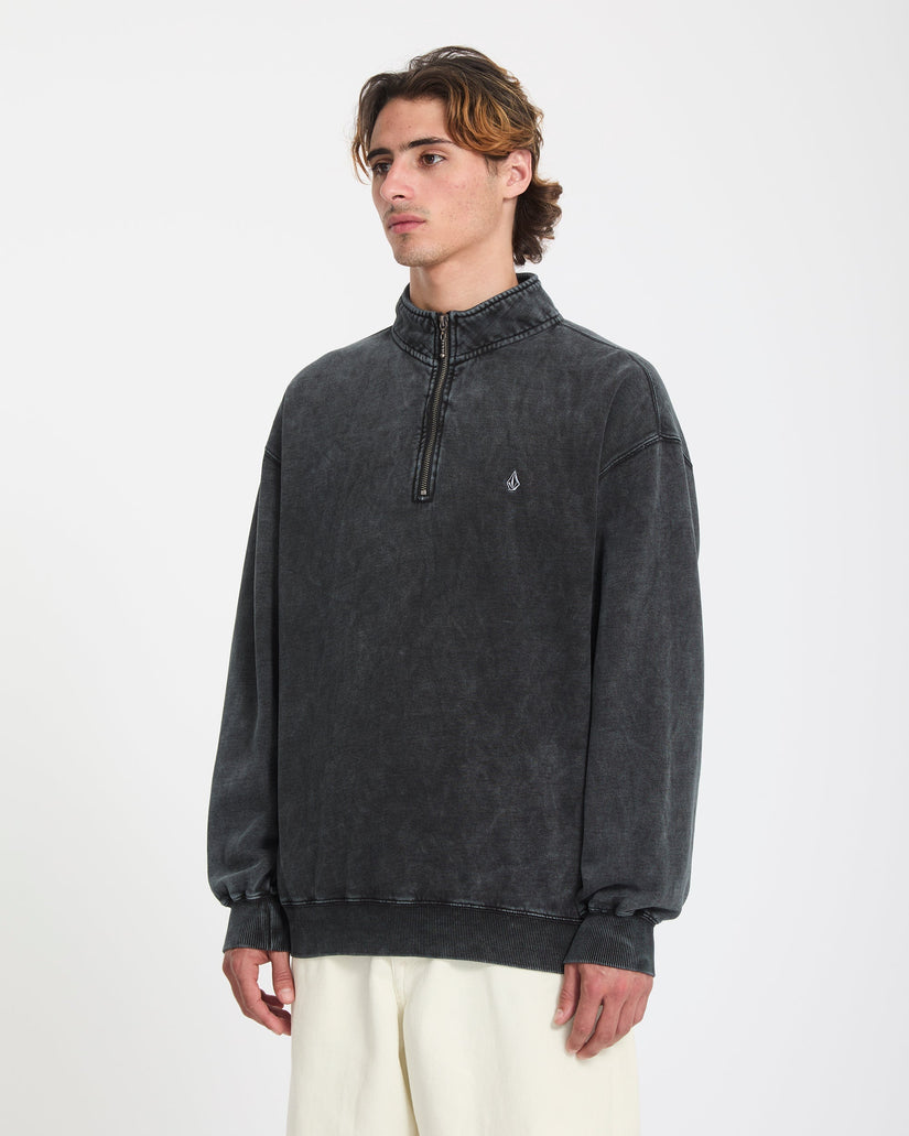 Sweatshirt zippé Single Stone - Light Acid Black