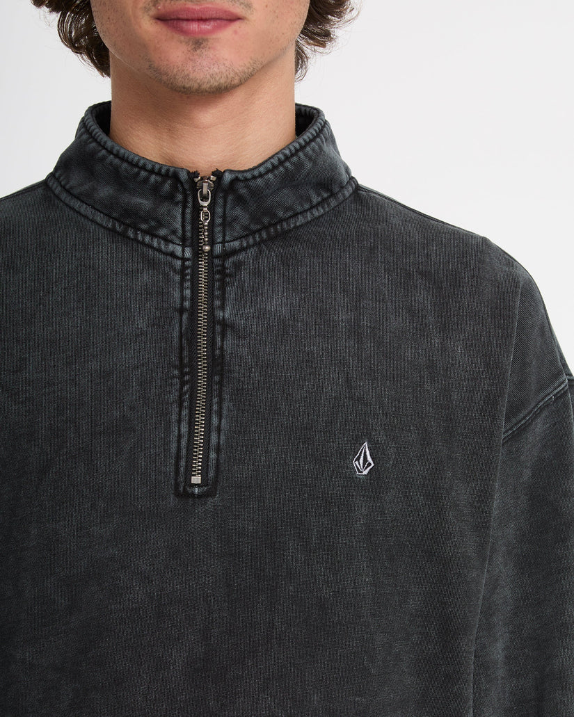 Sweatshirt zippé Single Stone - Light Acid Black