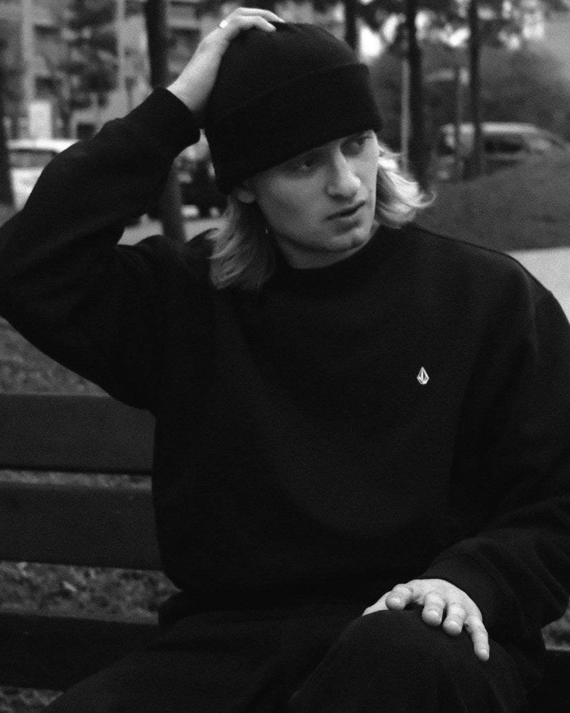 Sweatshirt Single Stone - Black