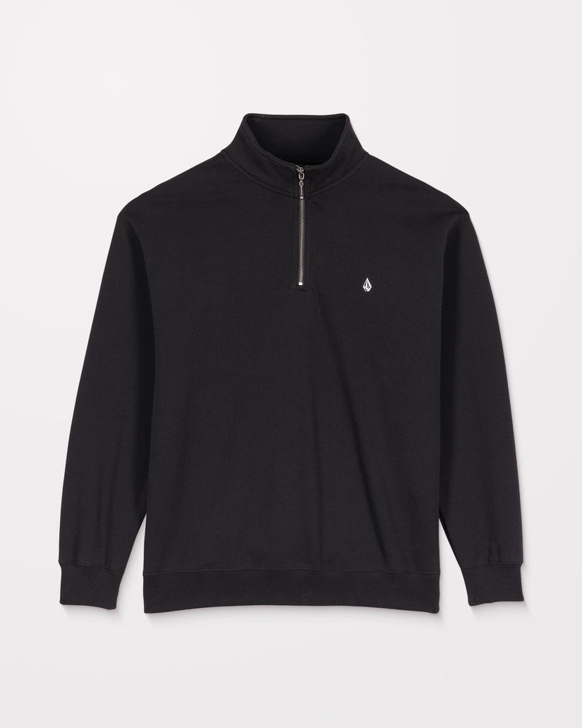 Sweatshirt Zippé Single Stone - Black
