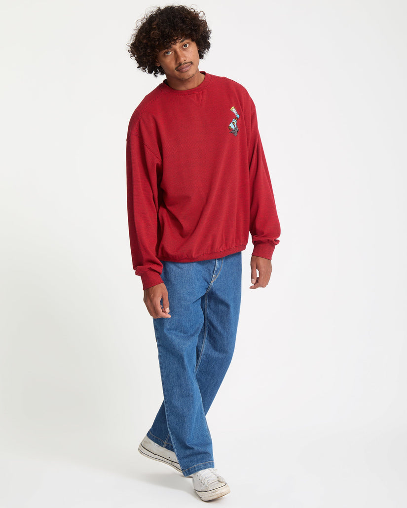 Sweatshirt J.J. Villard - Lifeguard Red