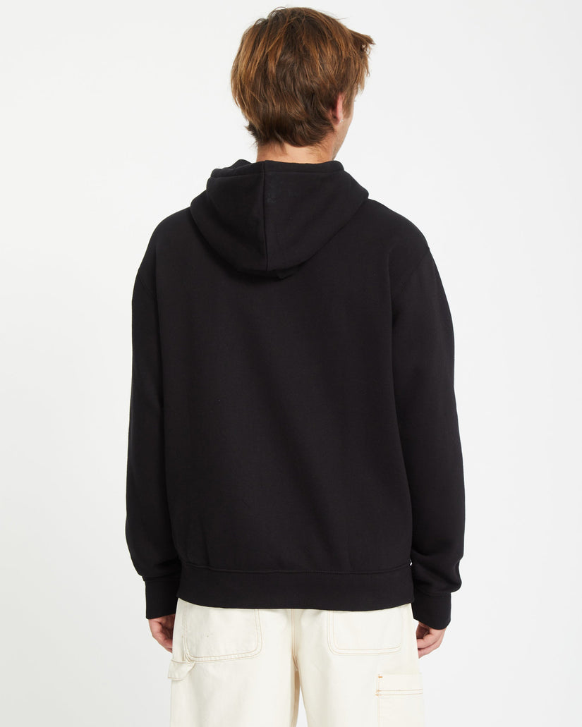 Sweat à Capuche Zippé Watanite - BLACK