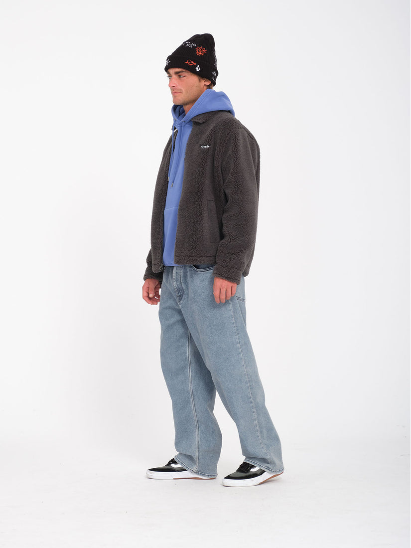 Veste Sherpa Zippée Edwart ll - ASPHALT BLACK