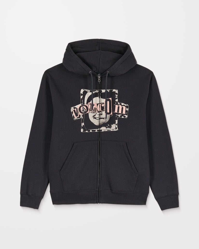 Sweat À Capuche Zippé Stick Stoner - Antique Black