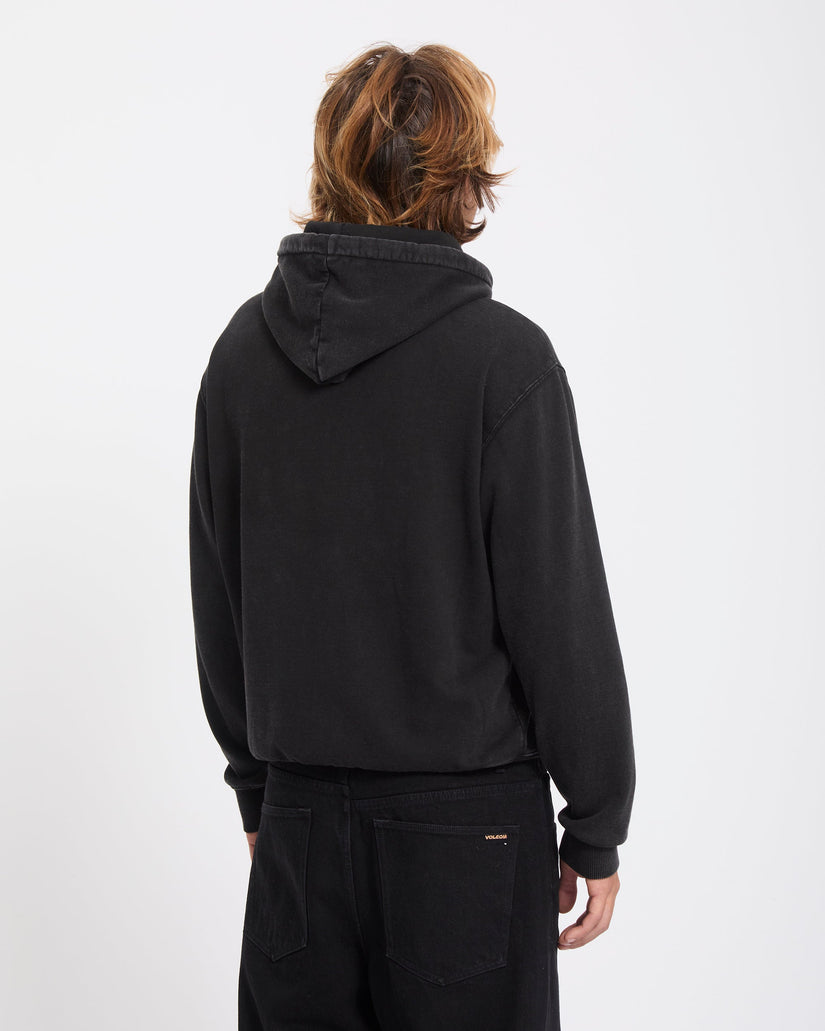 Sweat à capuche zippé Studder - Black