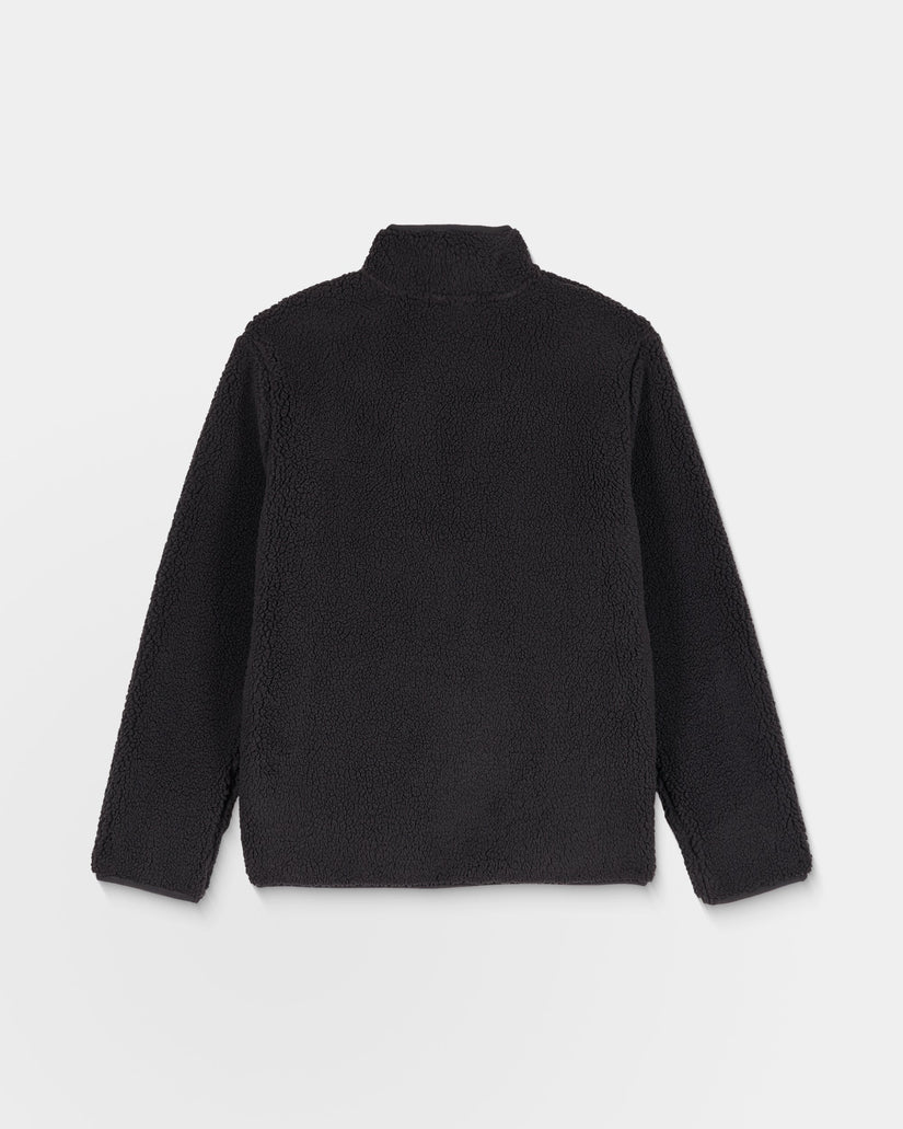 Veste sherpa zippée Storm Stone - Asphalt Black