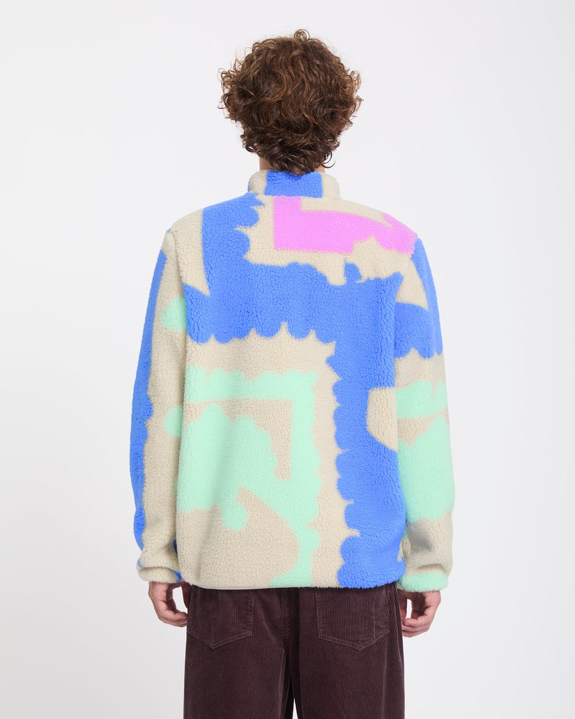 Veste sherpa zippée Carrau Fuzzar - Multi