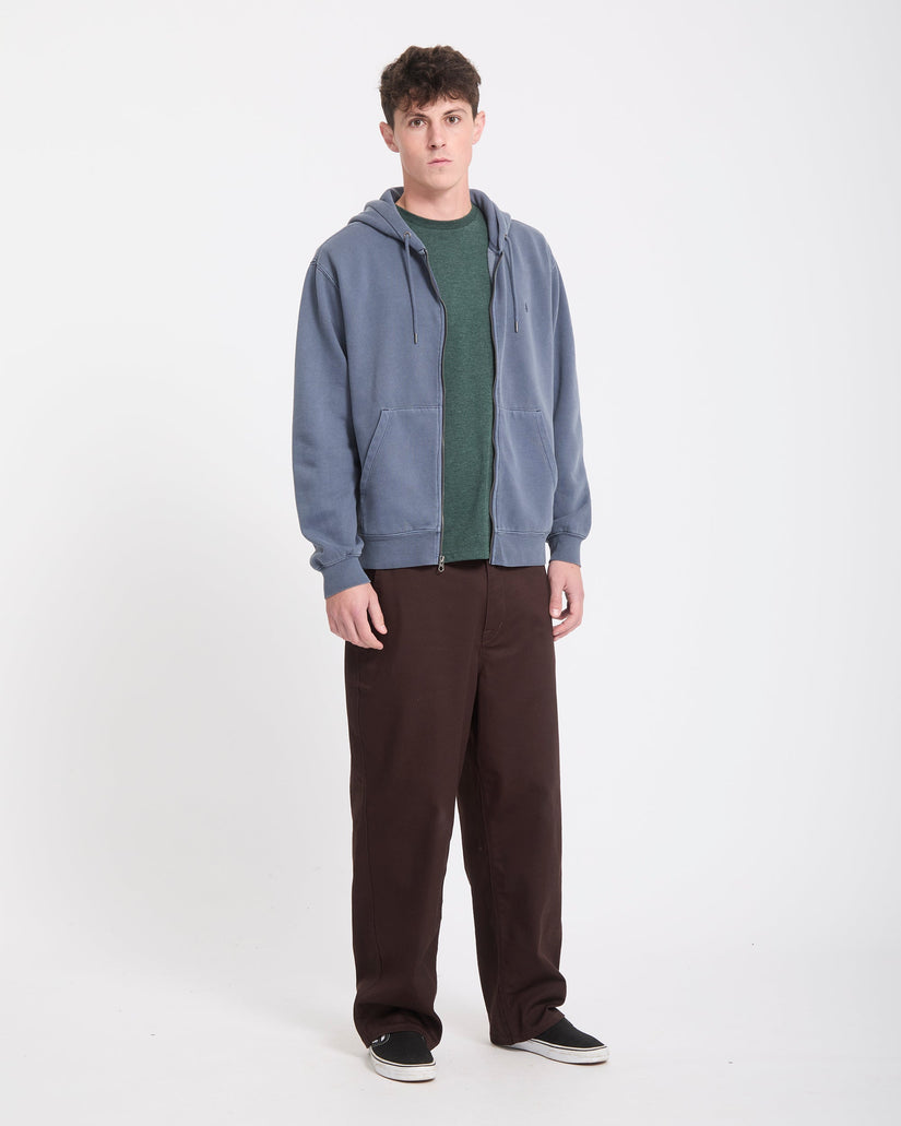 Sweat zippé Single Stone - Storm Blue