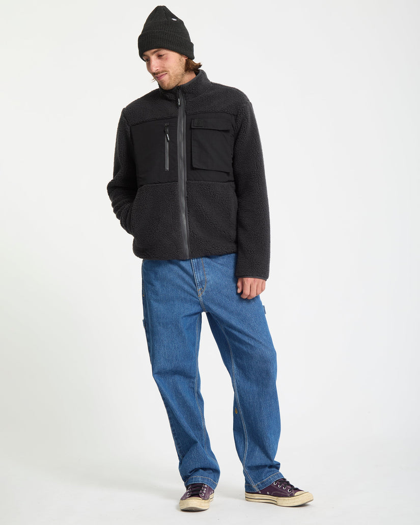 Sweat Zippé Storm Stone - Asphalt Black
