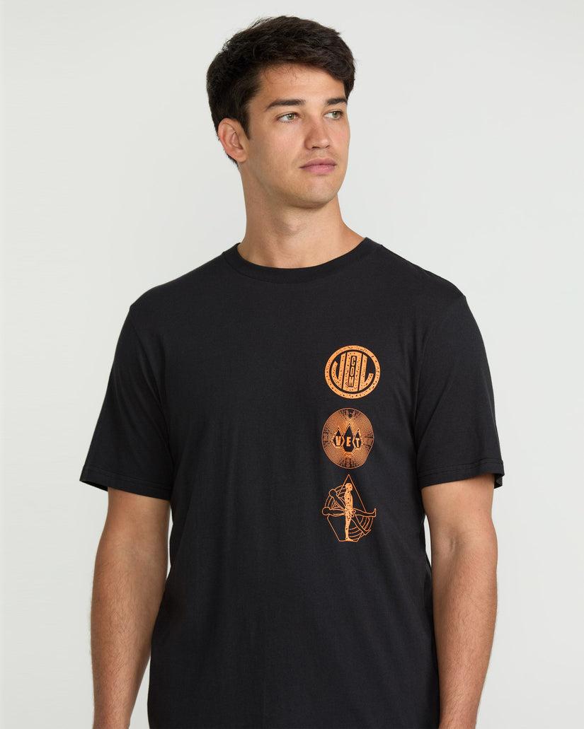 T-Shirt Distance - Antique Black