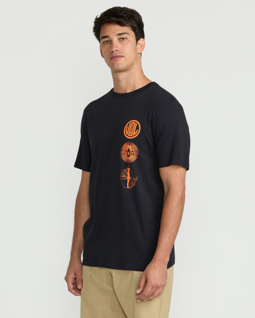 T-Shirt Distance - Antique Black