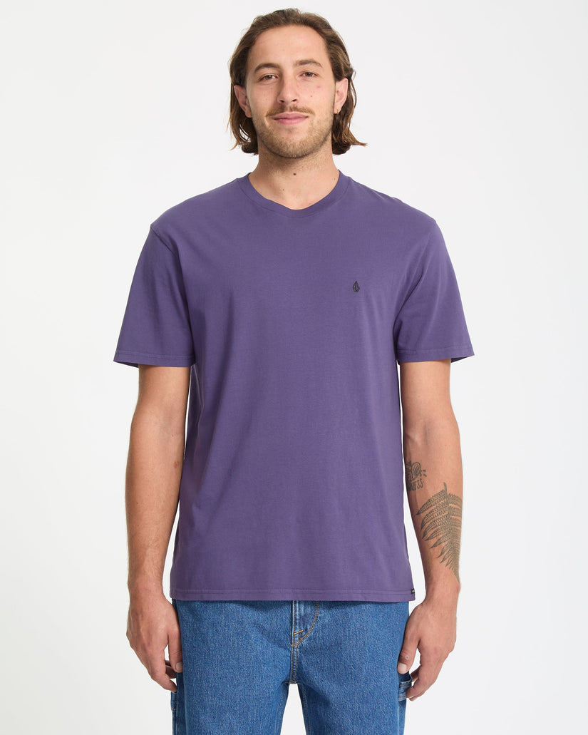 T-Shirt Solid Stone - Dark Purple