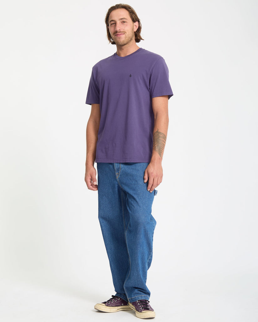 T-Shirt Solid Stone - Dark Purple