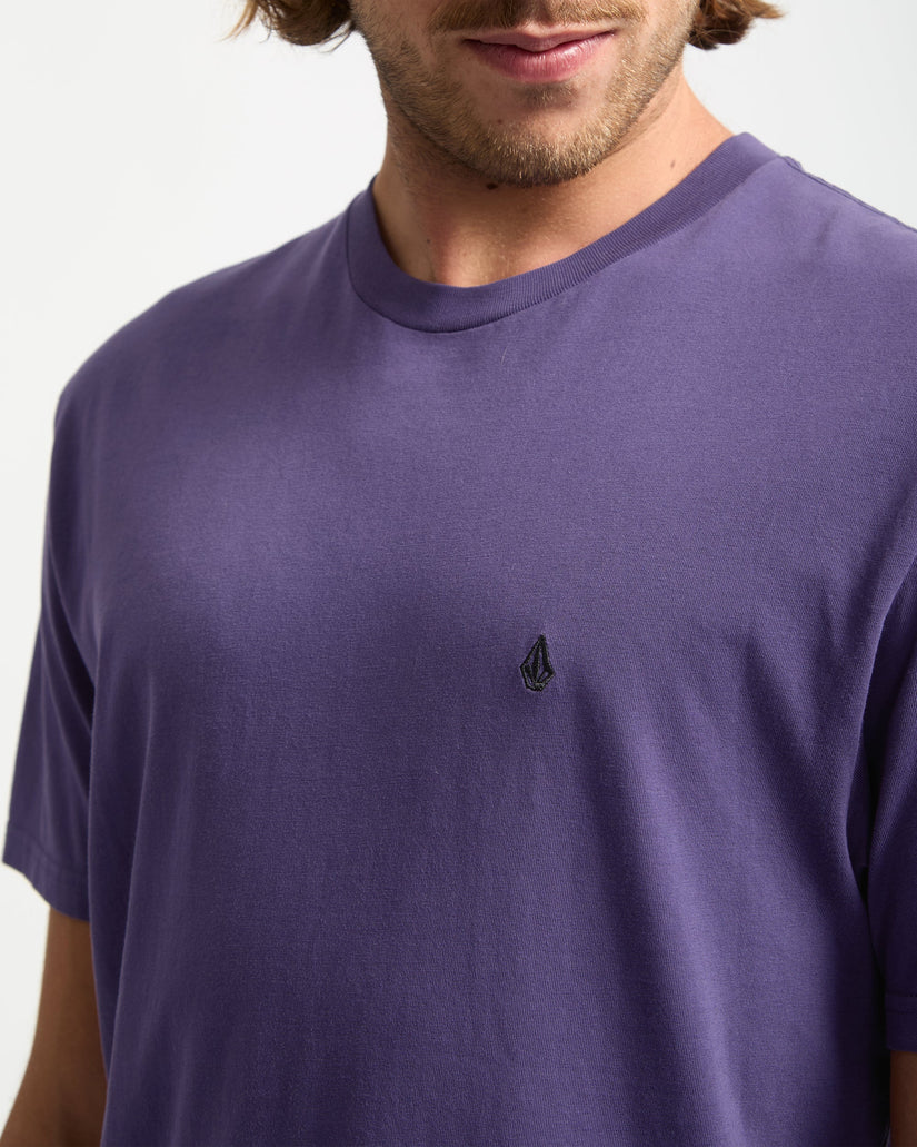 T-Shirt Solid Stone - Dark Purple