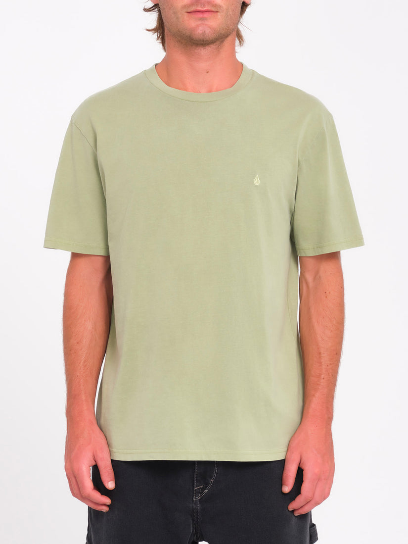 T-shirt Solid Stone - GREEN TEA