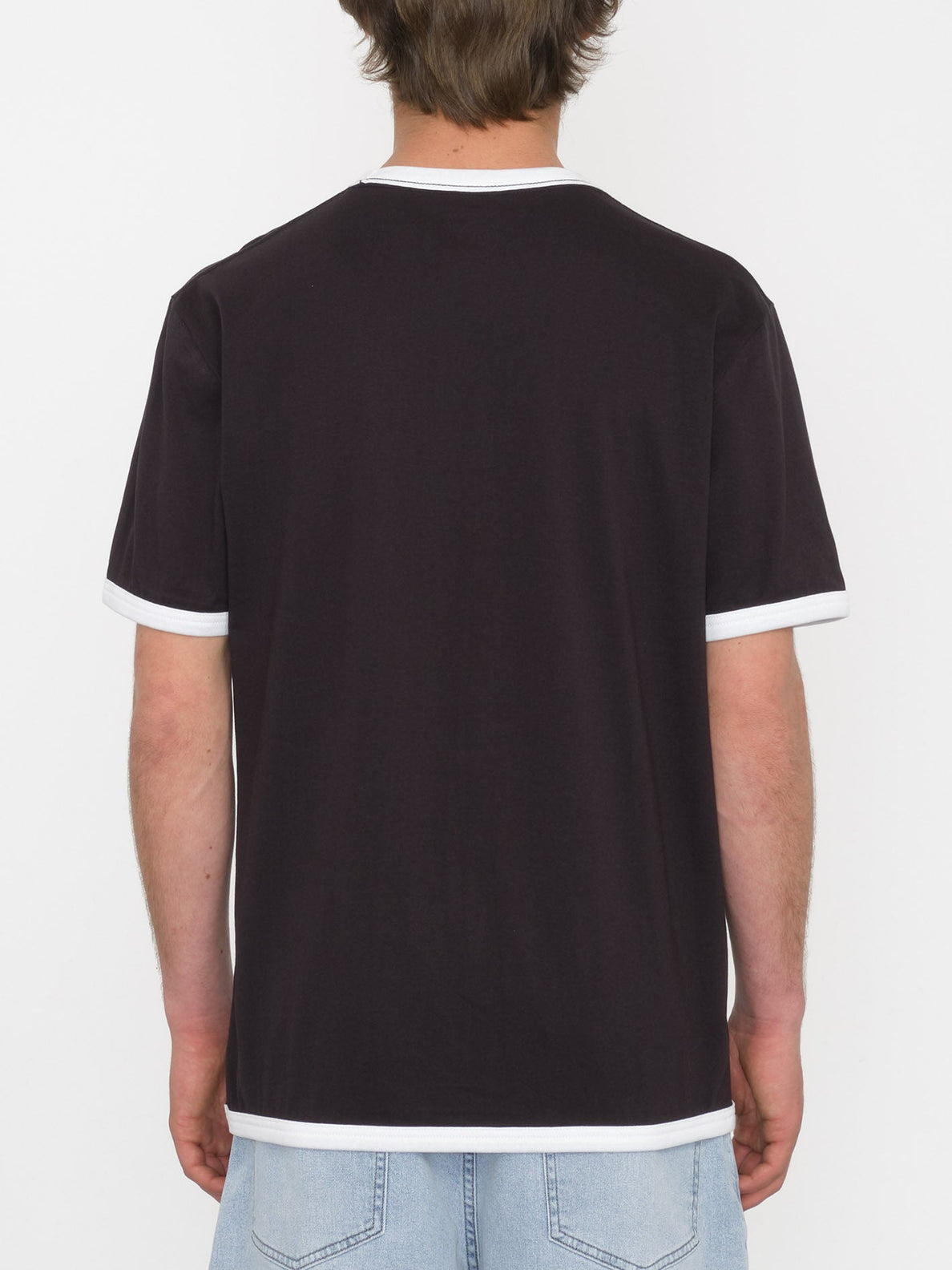 T-shirt Fullring Ringer - BLACK