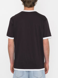 T-shirt Fullring Ringer - BLACK