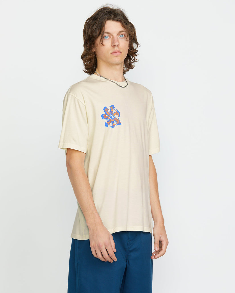 T-shirt Volcom Vortex - OFF WHITE