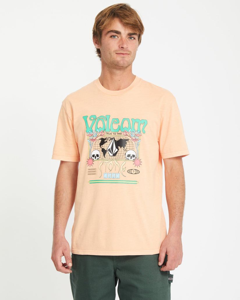 T-shirt Worldly - PALE PEACH