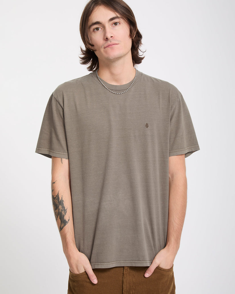 T-shirt Solid Stone - Earth