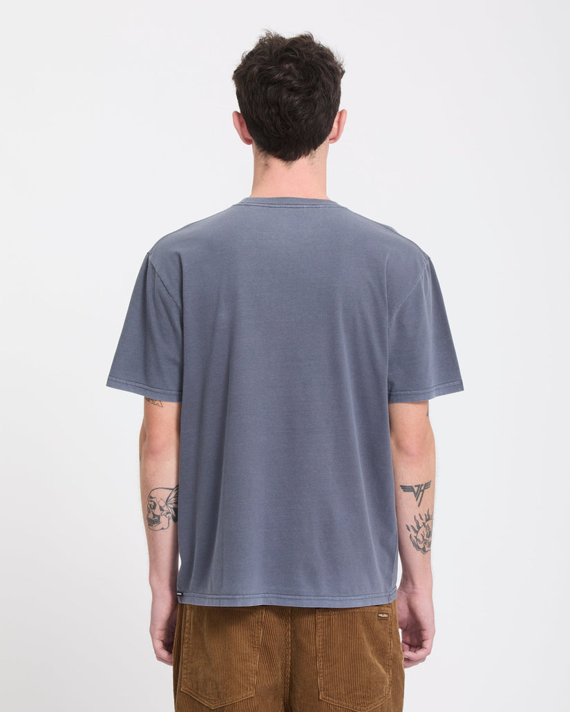 T-shirt Solid Stone - Storm Blue