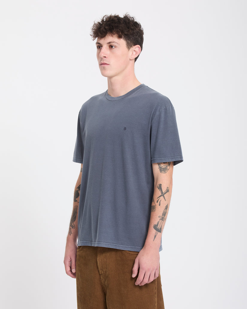 T-shirt Solid Stone - Storm Blue