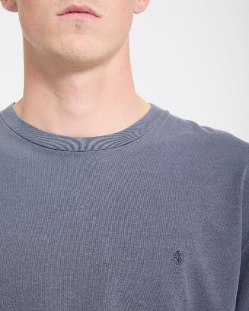T-shirt Solid Stone - Storm Blue