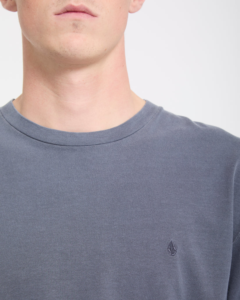 T-shirt Solid Stone - Storm Blue
