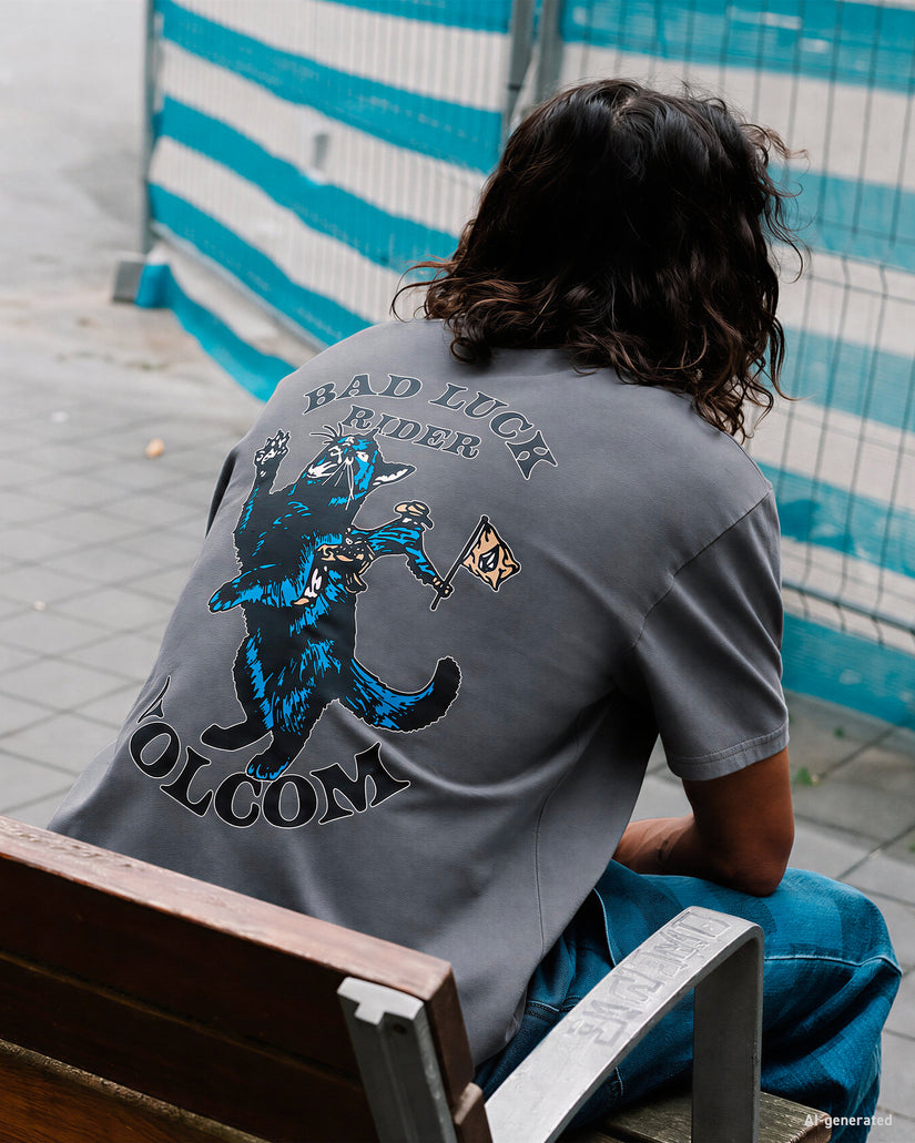 T-shirt Bad Luck - Storm Blue