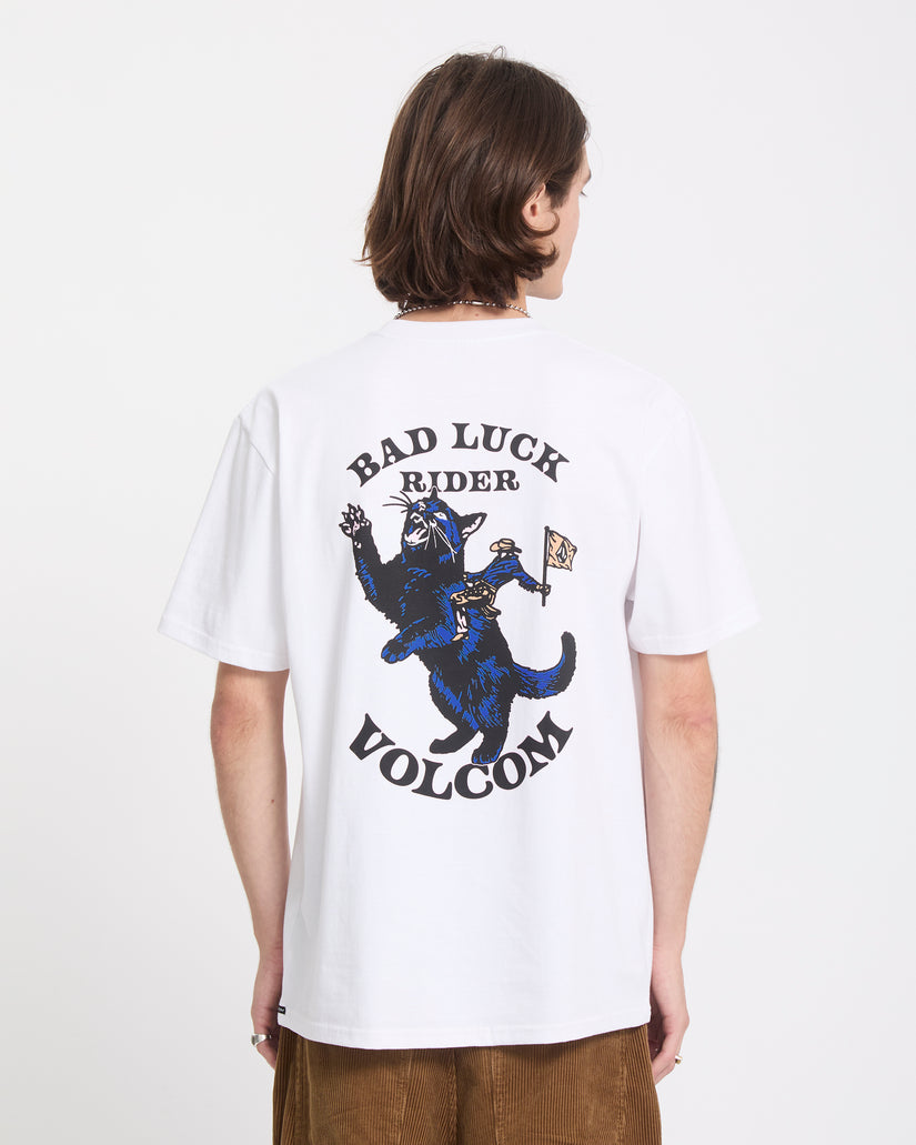 T-shirt Bad Luck - White