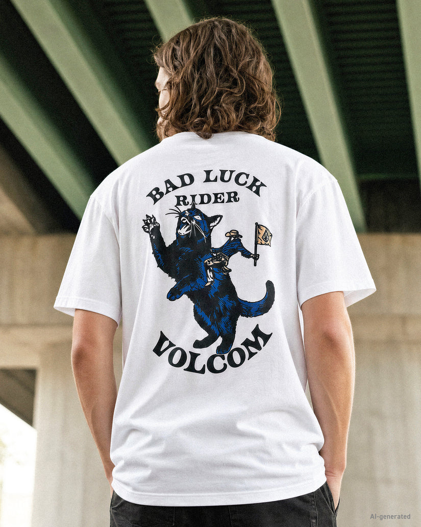 T-shirt Bad Luck - White
