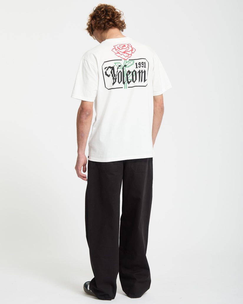 T-shirt Volcom Line Euro Blanc Taille L - Hauts, T-shirts et débardeurs T-shirt Volcom Line Euro Blanc Taille L - Hauts, T-shirts et débardeurs