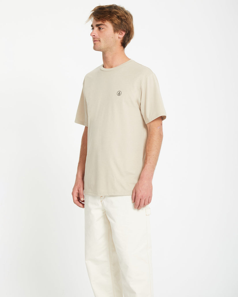 T-shirt Circle Blanks - LIGHT KHAKI