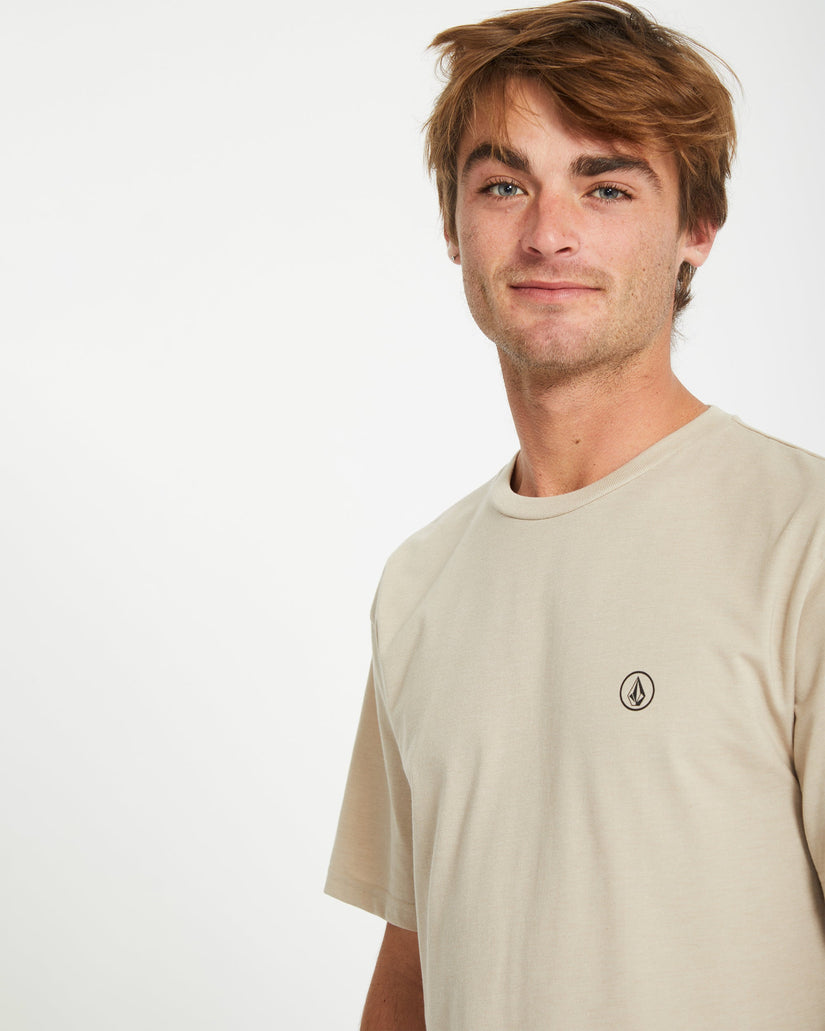 T-shirt Circle Blanks - LIGHT KHAKI