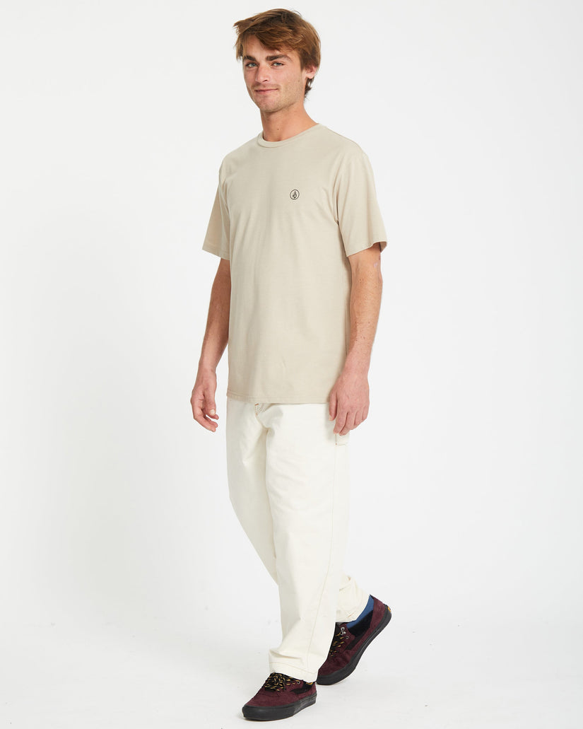 T-shirt Circle Blanks - LIGHT KHAKI