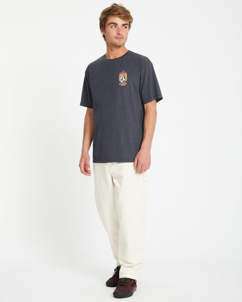 T-shirt Draggin Stone - HEATHER BLACK