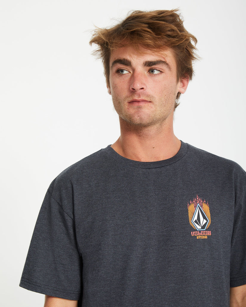 T-shirt Draggin Stone - HEATHER BLACK