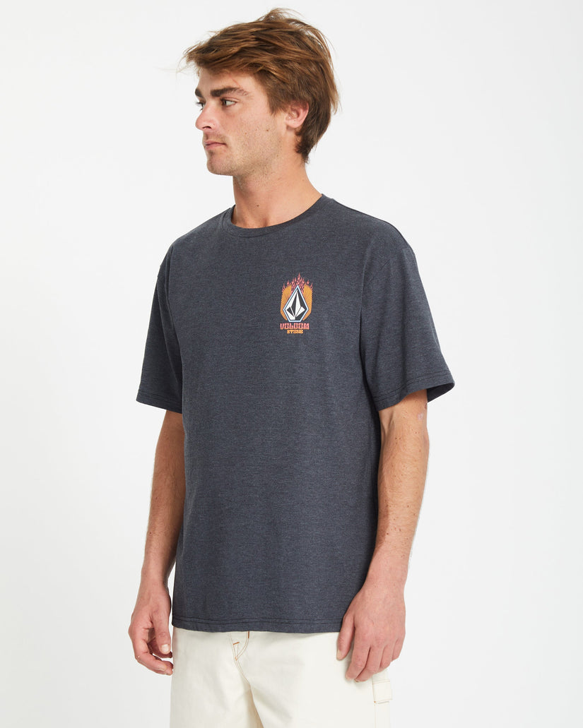 T-shirt Draggin Stone - HEATHER BLACK