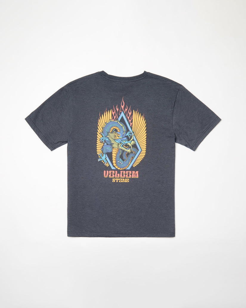 T-shirt Draggin Stone - HEATHER BLACK