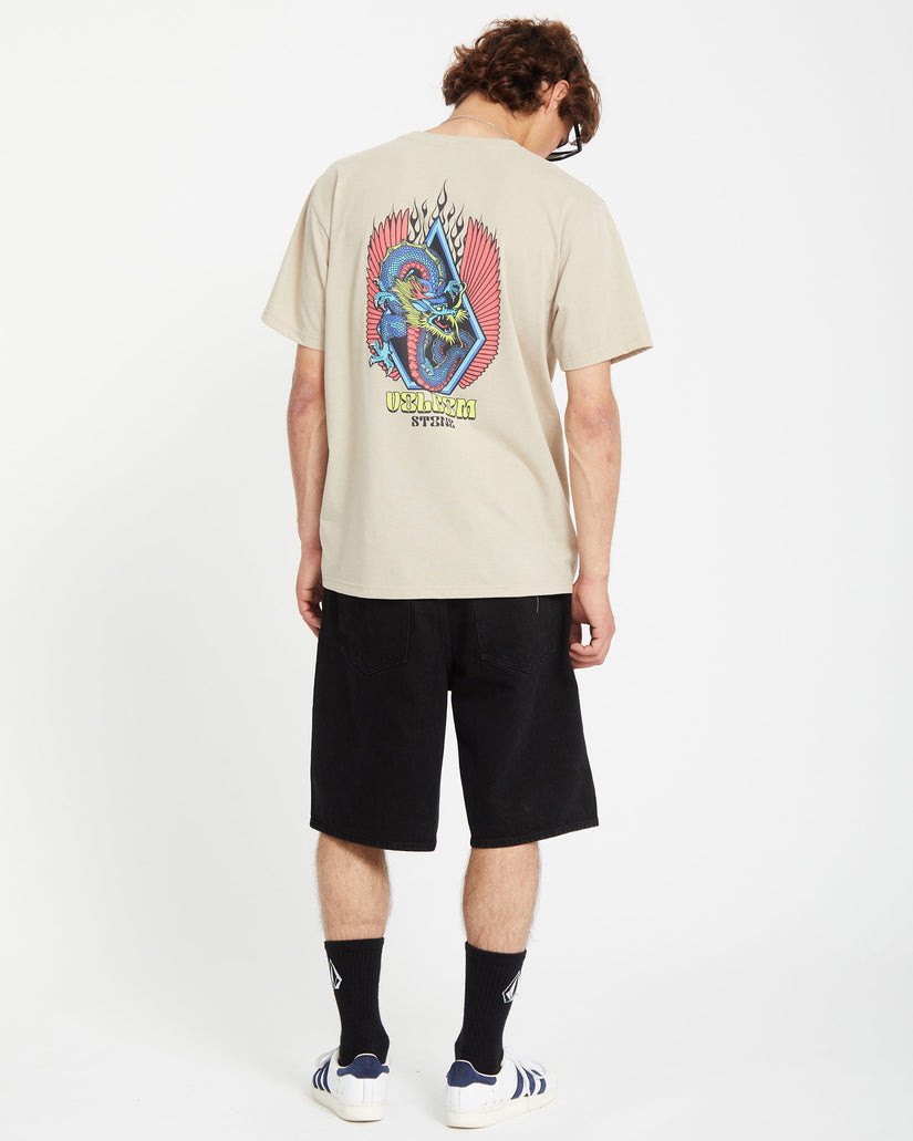 T-shirt Draggin Stone - LIGHT KHAKI