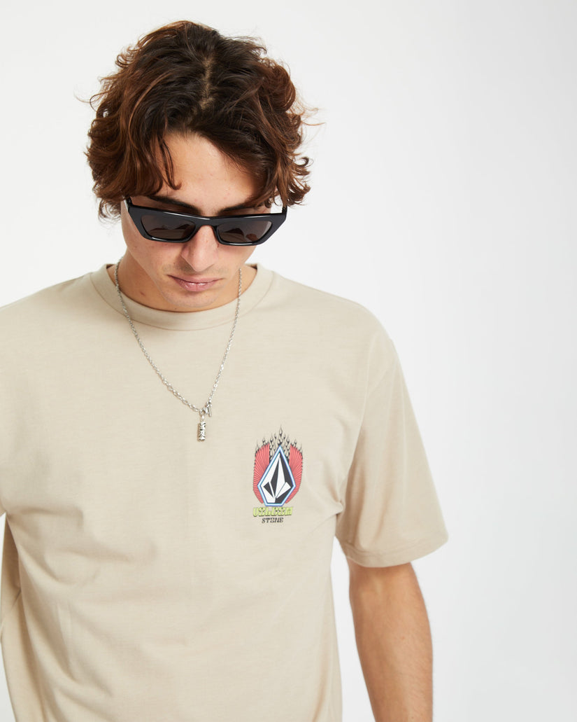 T-shirt Draggin Stone - LIGHT KHAKI