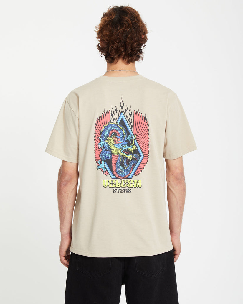 T-shirt Draggin Stone - LIGHT KHAKI