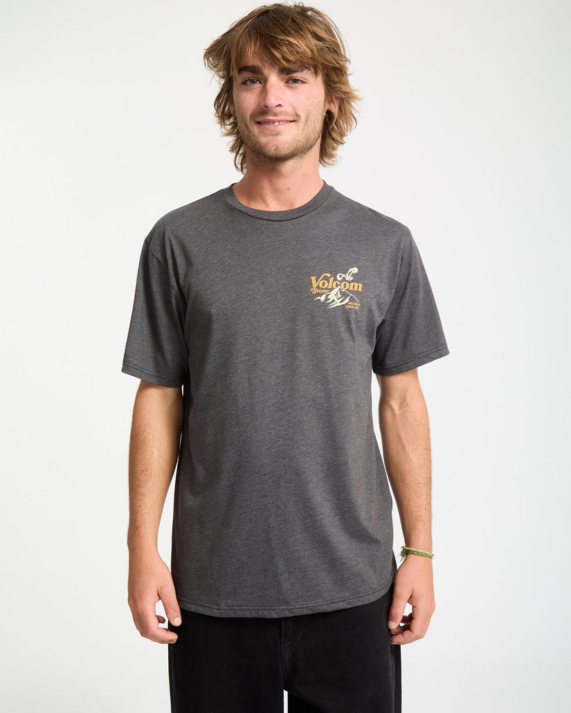 T-Shirt Back Country - Heather Black