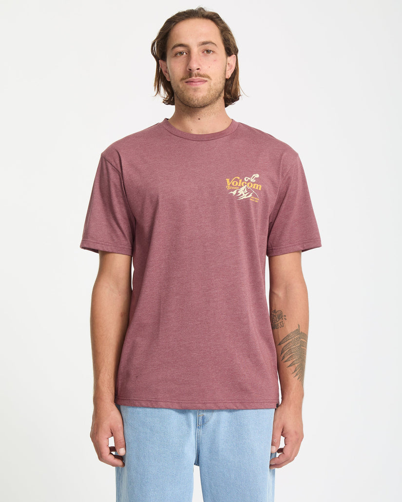 T-Shirt Back Country - Merlot