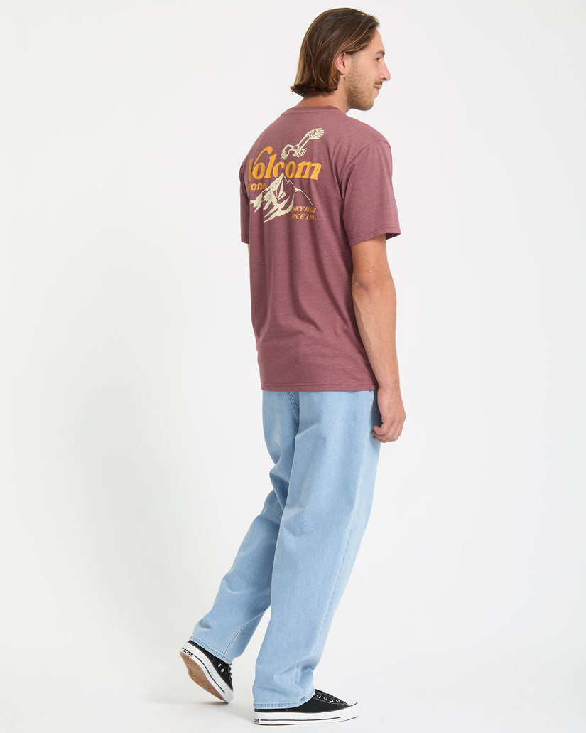 T-Shirt Back Country - Merlot