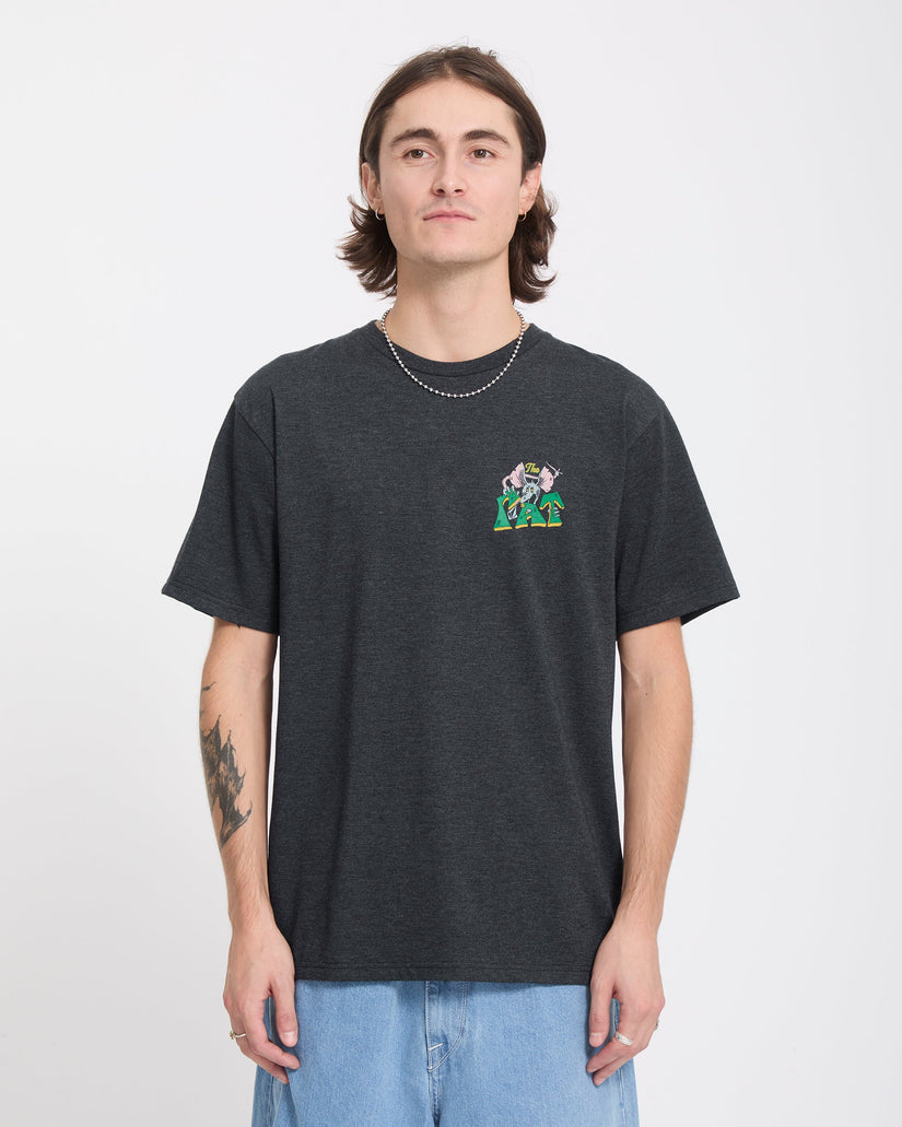 T-shirt Tipsy Rat - Heather Black