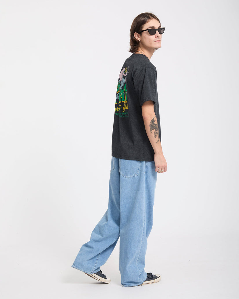 T-shirt Tipsy Rat - Heather Black