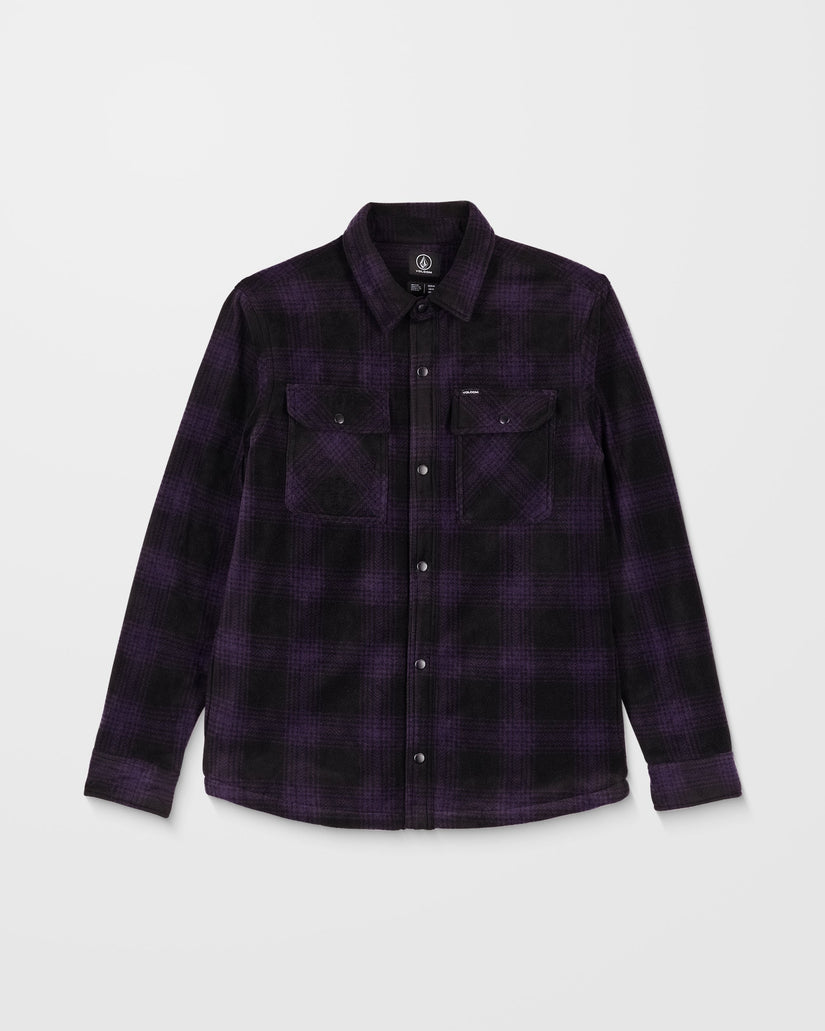 Surchemise En Polaire Bowered - Dark Purple